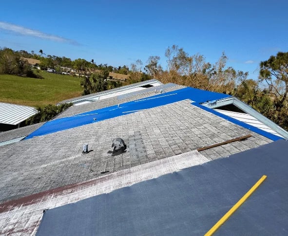 roof tarping after hurricane